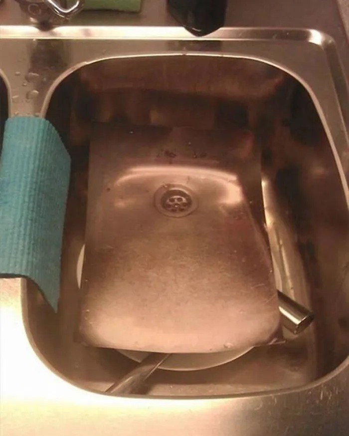 Cuando no quieren fregar los platos