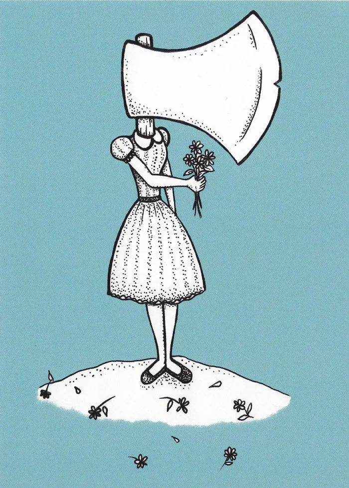 I Draw A Character Named Nancy And She Is Everything...literally.
