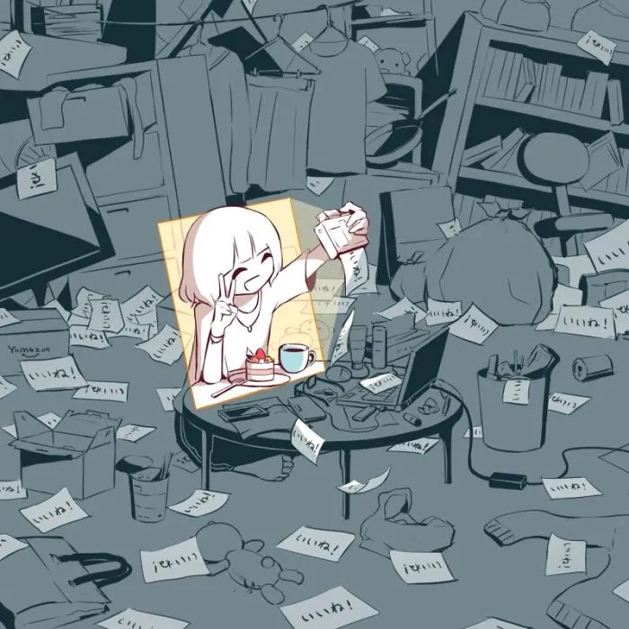 40 Elocuentes ilustraciones creadas por un artista japonés que te harán pensar