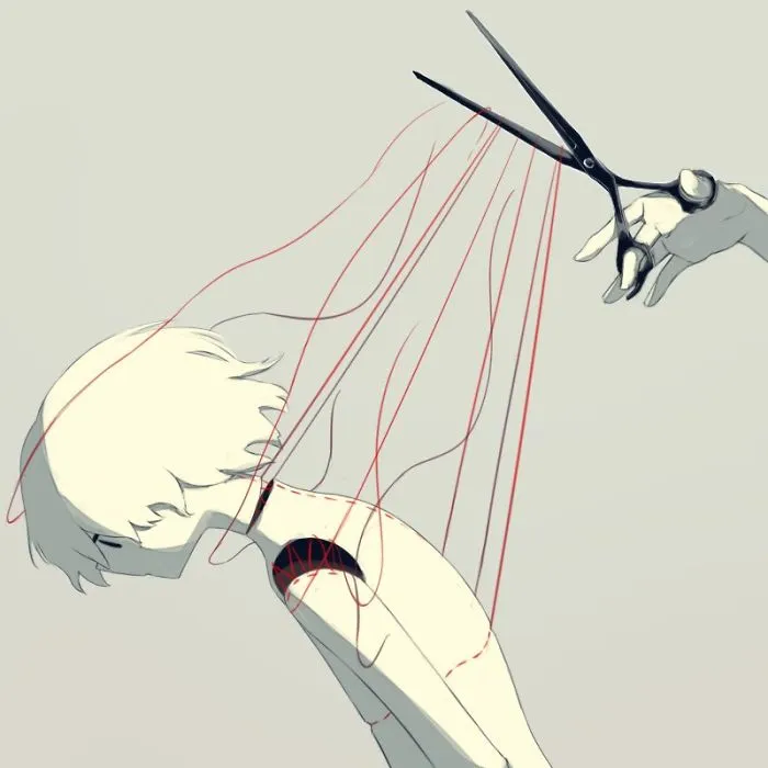 40 Elocuentes ilustraciones creadas por un artista japonés que te harán pensar