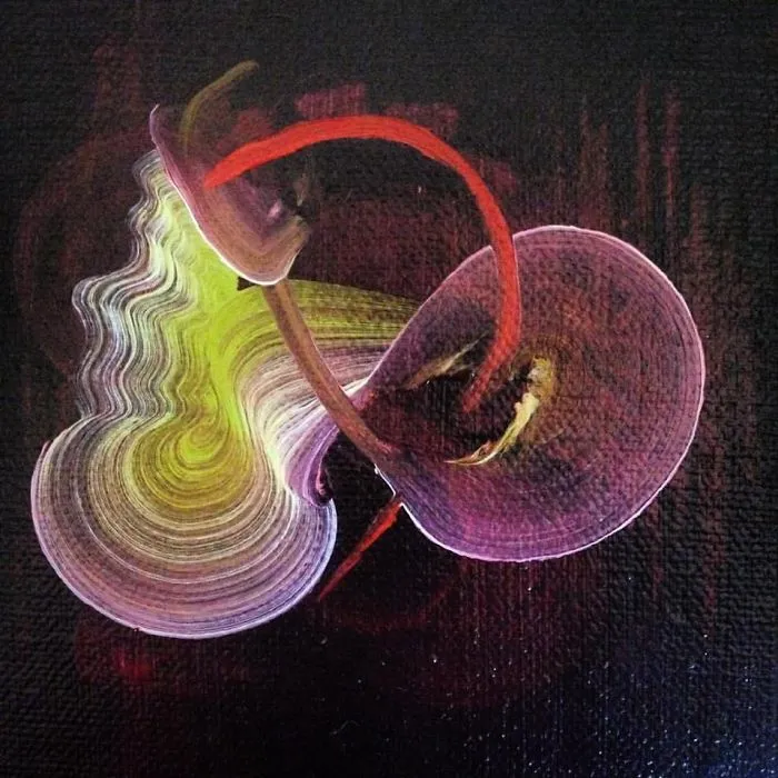 UK Artist Genevieve Leavold Creates Dark Worlds Of Abstracted Natural Forms