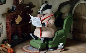 I Made Needle Felted Badger From "The Wind In The Willows"