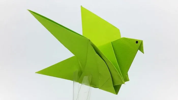 Origami Flapping Bird - How To Make A Paper Bird Easy (Diy Crafts Tutorial)