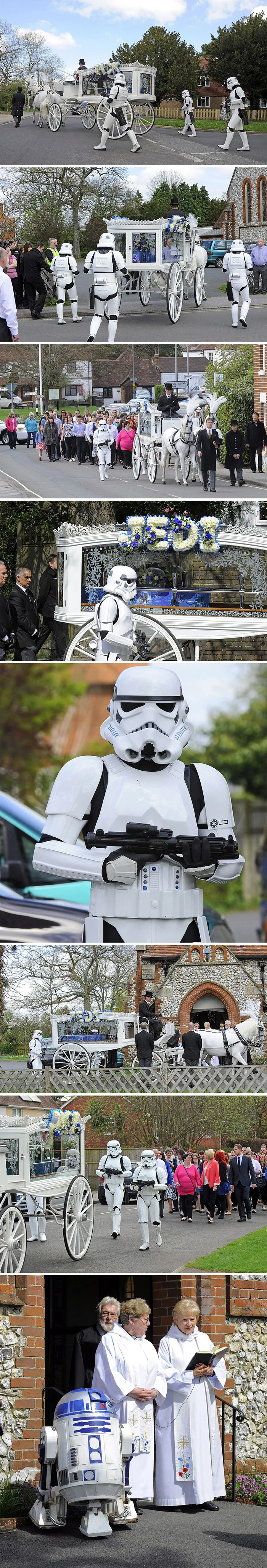 4 Year Old Asks For Star Wars Funeral - Parents Deliver