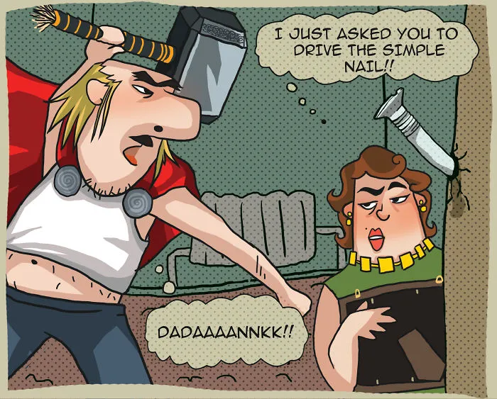 Let Me Introduce You Loğan And Tamella! 5 Funny  Caricatures Inspired From The Daily Life Of Old Married Couple
