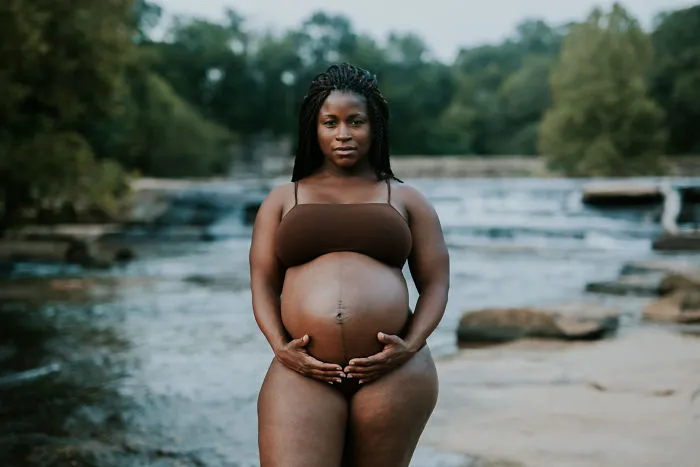 1º puesto en Maternidad. Jen Conway, de Greenville, EEUU. "Este es el aspecto de una diosa"