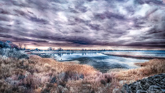 Lago dentro de la zona de exclusión