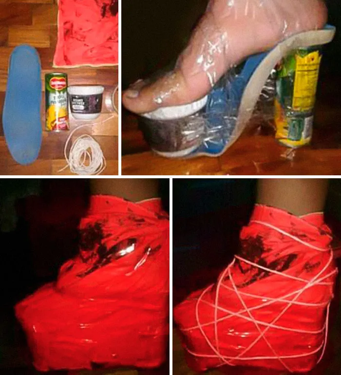 Make A Pair Of Heels With Some Common Household Items!