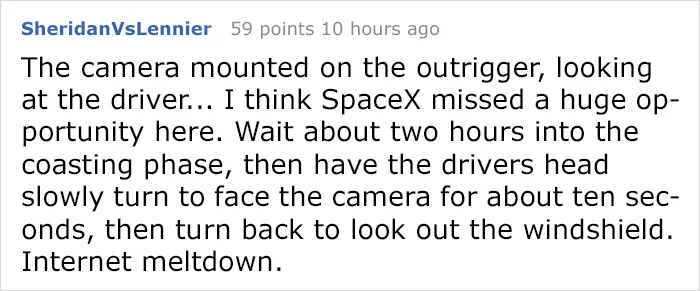 47 Of The Funniest Reactions To Elon Musk Sending Tesla Car To Mars