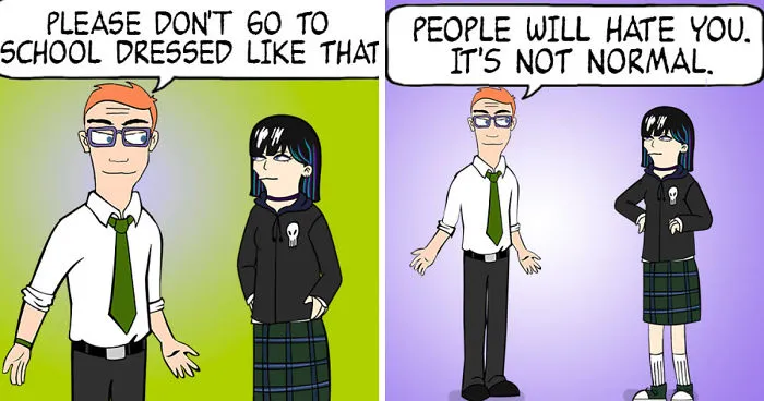 My Daughter Became A Goth And All I Could Do Is Laugh