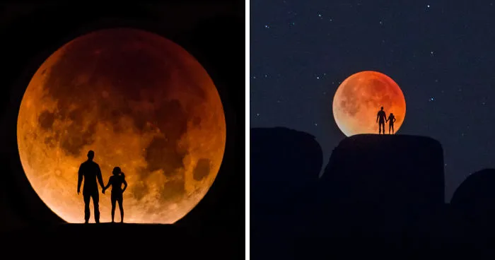 Incredible Images Of The Rare “Super Blue Blood Moon” That I Captured Yesterday Morning