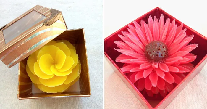 Tiny Floral Soap Sculptures Transform Into Real Spring Flowers In The Garden Of Carving Master Boraliev
