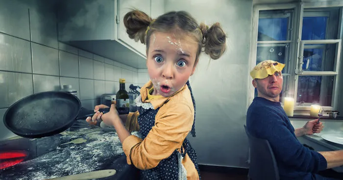 I Create Crazy Photo Manipulations With My Three Daughters And Son, And Here's What We Made So Far