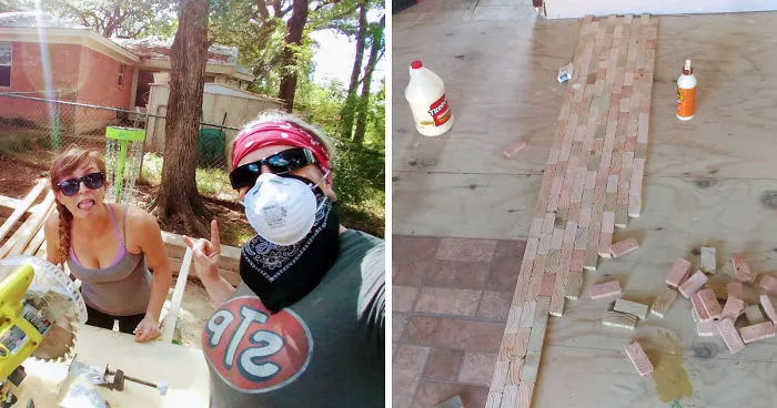 I Cut 2,500 Tiny Pieces Of Wood Up And Made A Floor