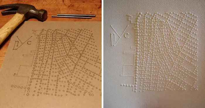 I Spent 20 Hours Making Accurate & To Scale Tactile Braille Embossed Maps Of NYC And Paris By Hand