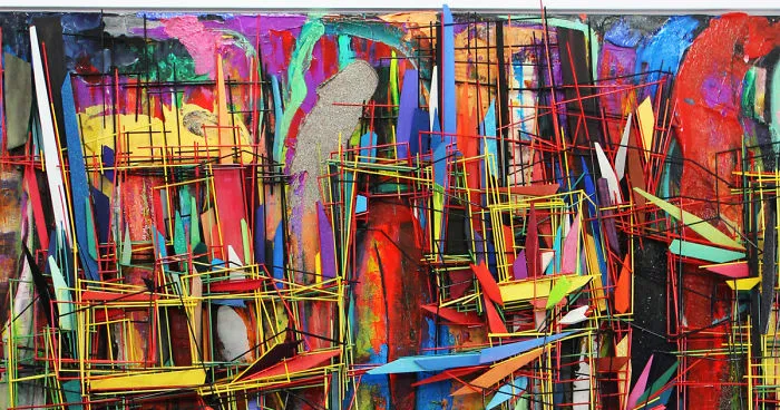 Spent 6 Months Creating My Largest "Roller Coaster" Painting
