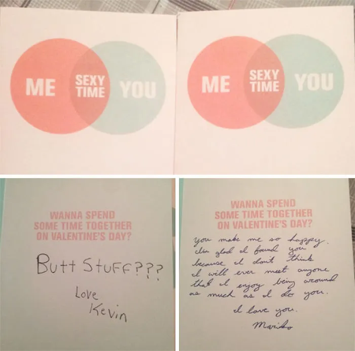 Boyfriend And I Got The Same Valentines Day Car For Each Other. The Inside Couldn't Be More Different Though