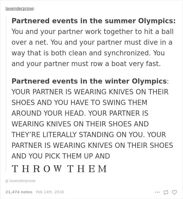 47 Funniest Reactions To The Winter Olympics