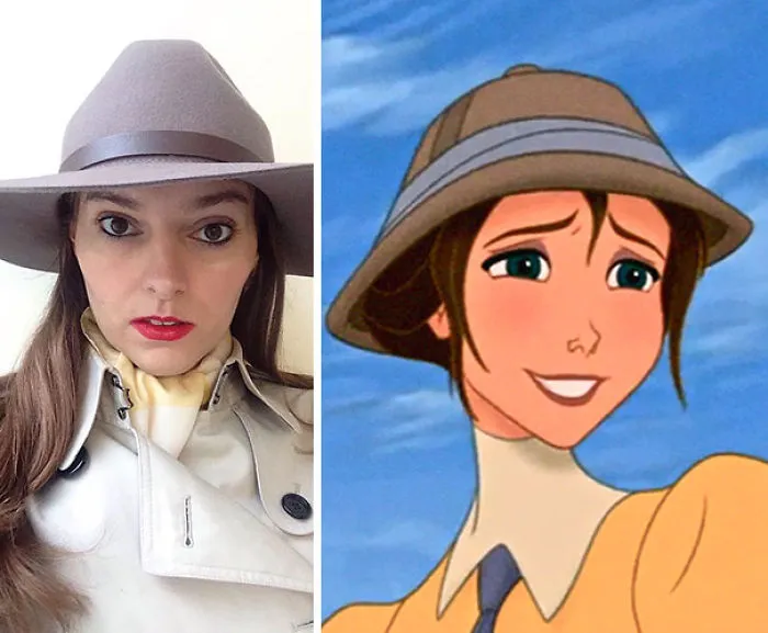 Somehow Managed To End Up In Cosplay As Jane From Disney's Tarzan Today