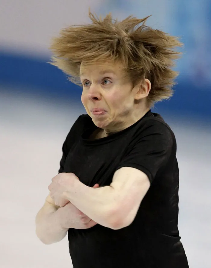 31 Hilarious Olympic Figure Skater Faces That Show Why Cameras Should Be Banned In Some Sports