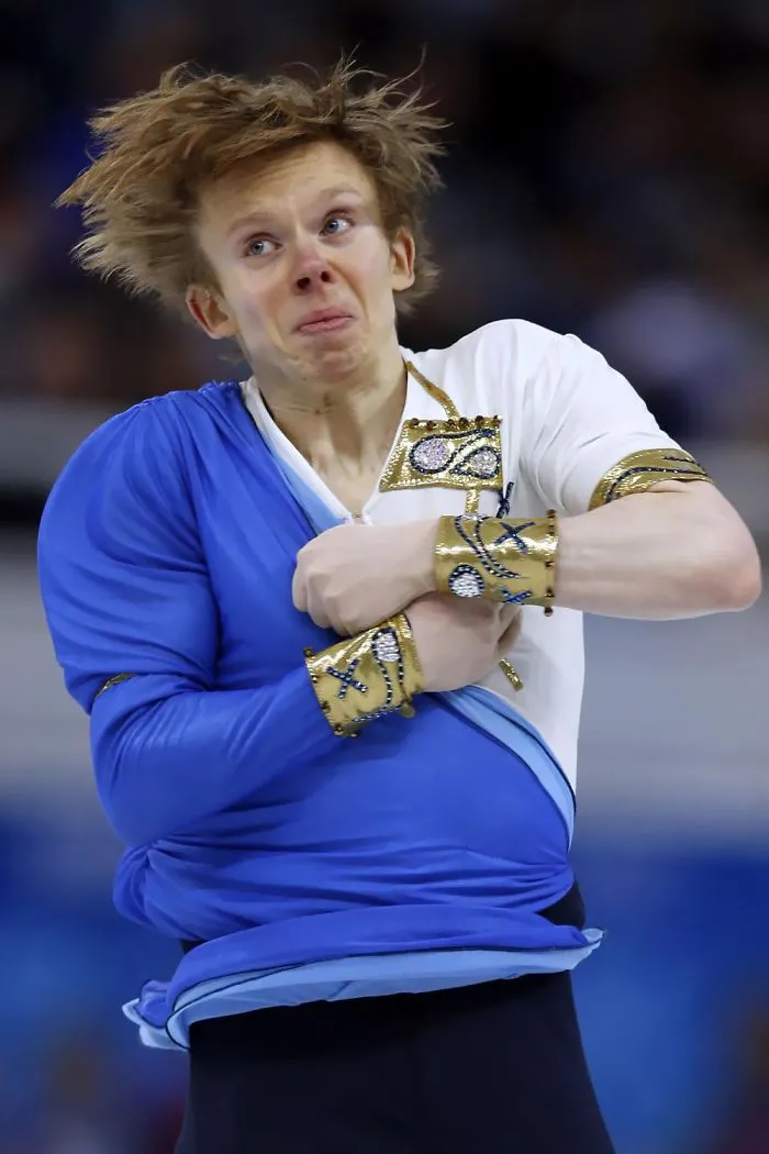 31 Hilarious Olympic Figure Skater Faces That Show Why Cameras Should Be Banned In Some Sports