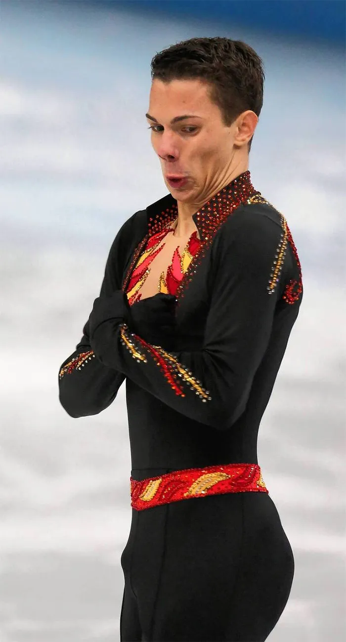 10+ Divertidas caras de patinadores olímpicos que muestran por qué no se deberían permitir cámaras en algunos deportes