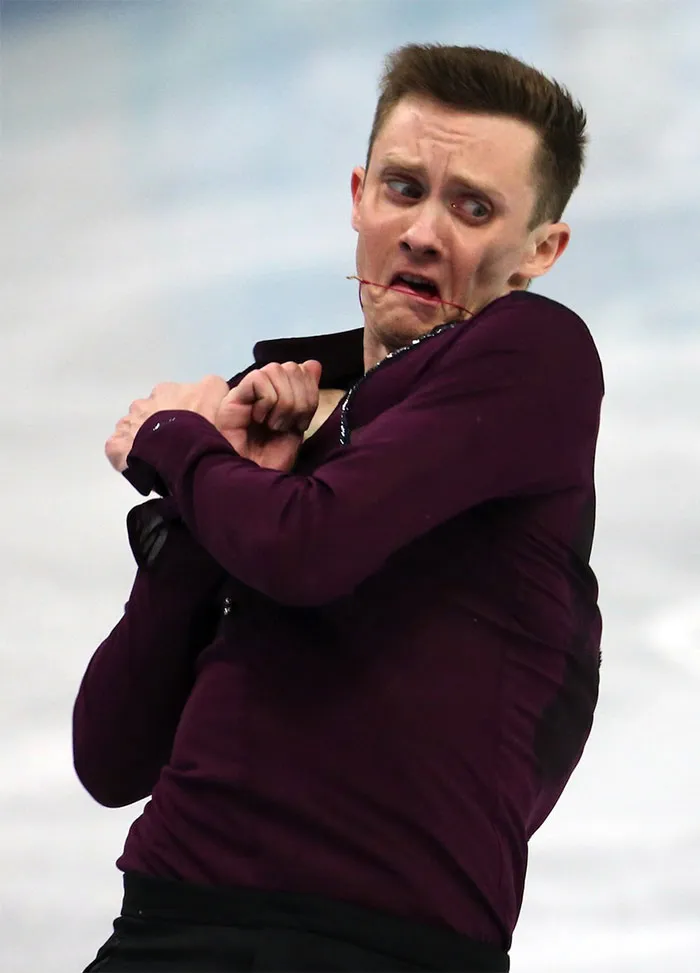 31 Hilarious Olympic Figure Skater Faces That Show Why Cameras Should Be Banned In Some Sports