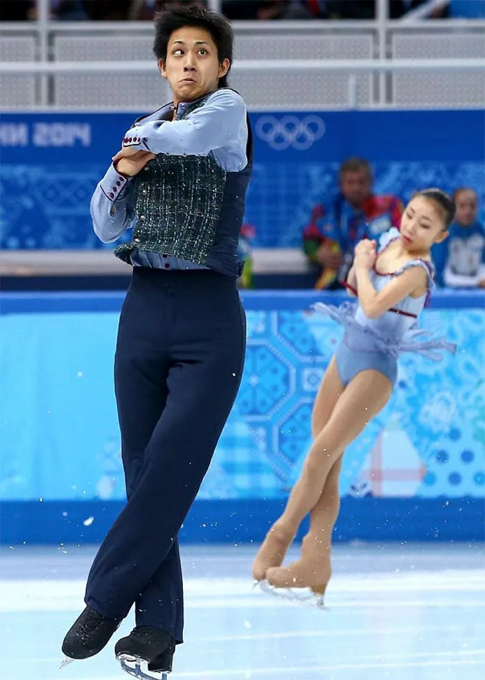 31 Hilarious Olympic Figure Skater Faces That Show Why Cameras Should Be Banned In Some Sports