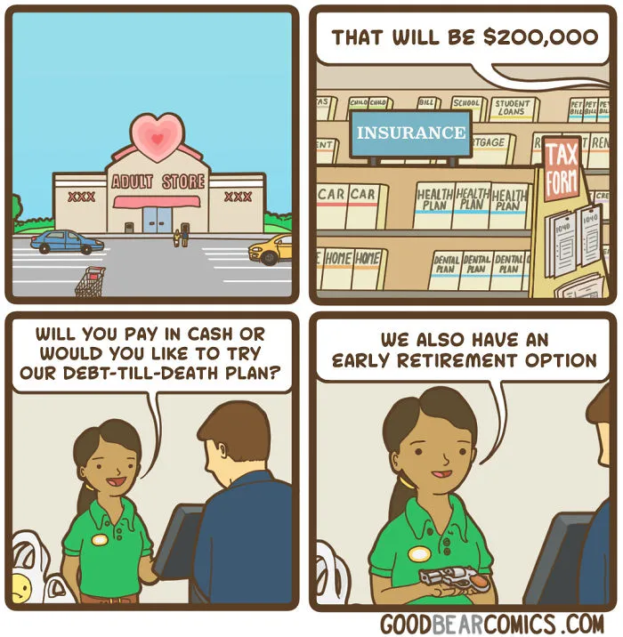 56 Brutally Hilarious 'Good Bear Comics' For People Who Like Dark Humor