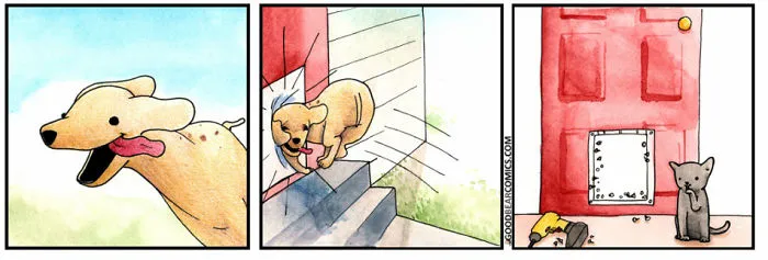56 Brutally Hilarious 'Good Bear Comics' For People Who Like Dark Humor