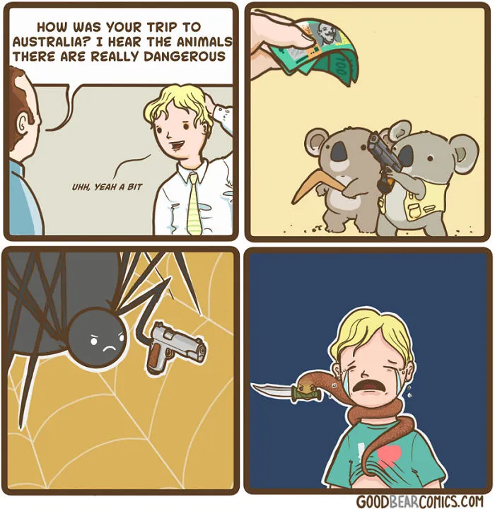 56 Brutally Hilarious 'Good Bear Comics' For People Who Like Dark Humor
