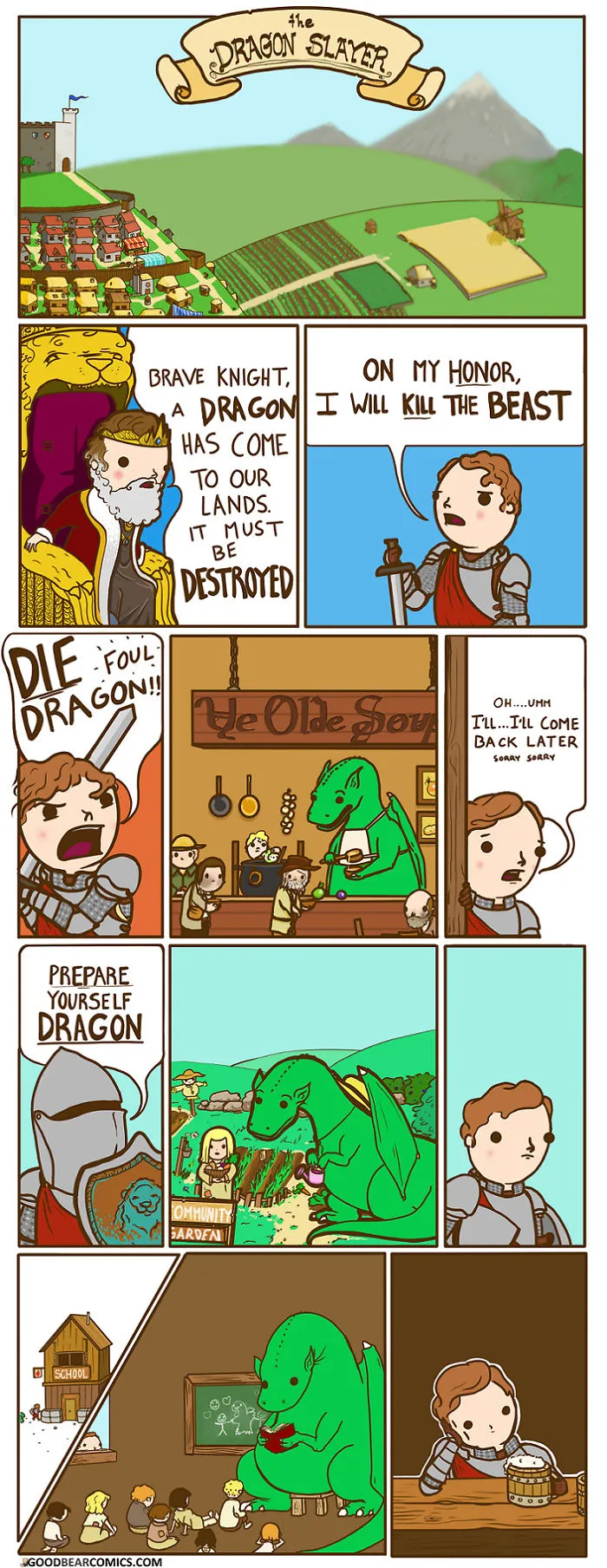 56 Brutally Hilarious 'Good Bear Comics' For People Who Like Dark Humor