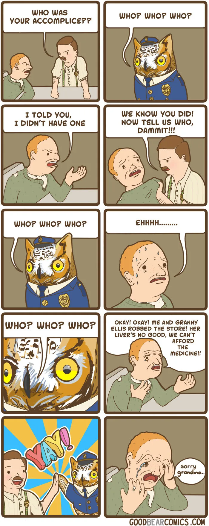 56 Brutally Hilarious 'Good Bear Comics' For People Who Like Dark Humor