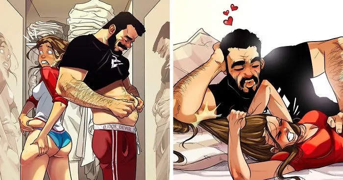 Artist Keeps Illustrating Everyday Life With His Wife In Comics And We're Not Jealous At All
