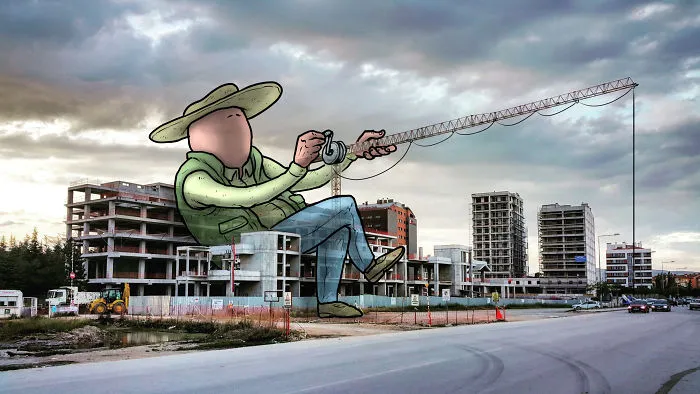 I’m An Architect Who Illustrates The Secret Life Of Giants In The Streets Of Turkish Cities