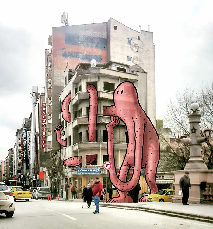 I’m An Architect Who Illustrates The Secret Life Of Giants In The Streets Of Turkish Cities
