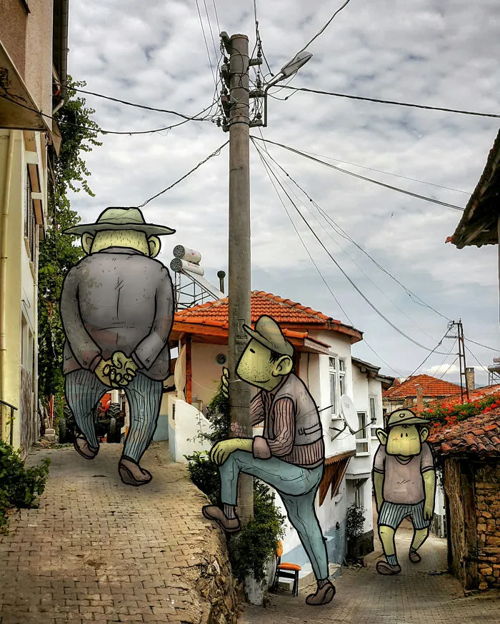 I’m An Architect Who Illustrates The Secret Life Of Giants In The Streets Of Turkish Cities