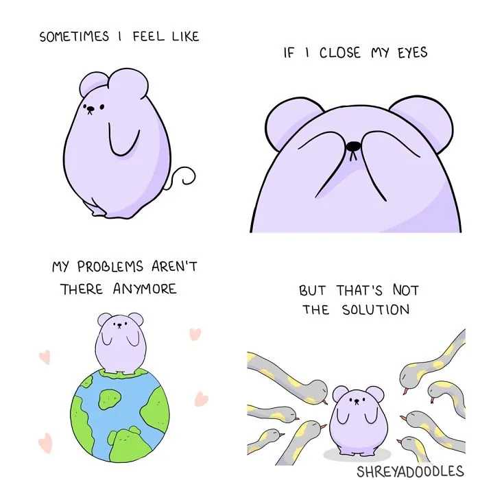 I Started Making Comics 1 Year Ago To Express My Kind Of Humour