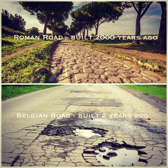 Romans Versus Belgians
