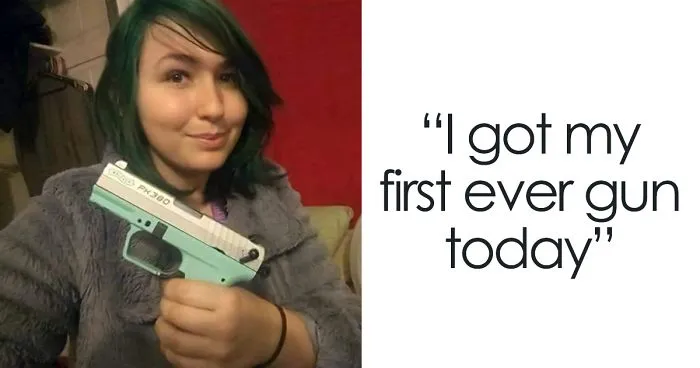 Woman Posts Pics With Her First Gun Boasting Of Her 'Safe' Personality, Regrets It A Few Weeks Later