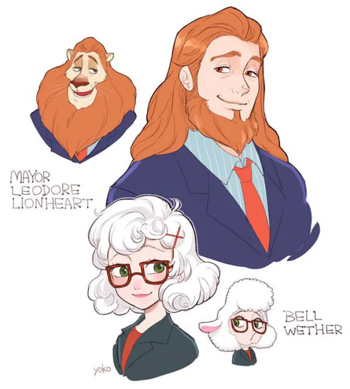 Mayor Leodore Lionheart And Bell Wether