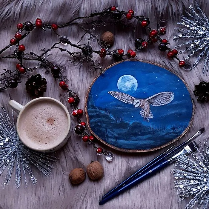My 30 Magical Paintings On Wood That Are Inspired By Forests