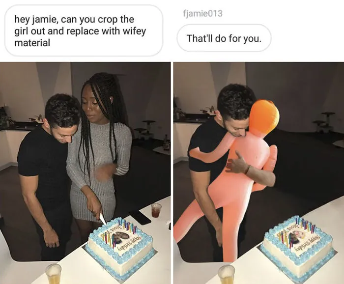 Photoshop Troll Who Takes Photo Requests Too Literally Strikes Again