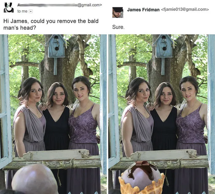Photoshop Troll Who Takes Photo Requests Too Literally Strikes Again