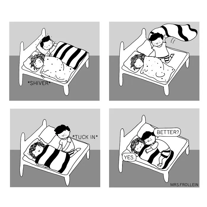 49 Little Wholesome Comics Inspired By My Relationship With My Boyfriend And My Daily Struggles