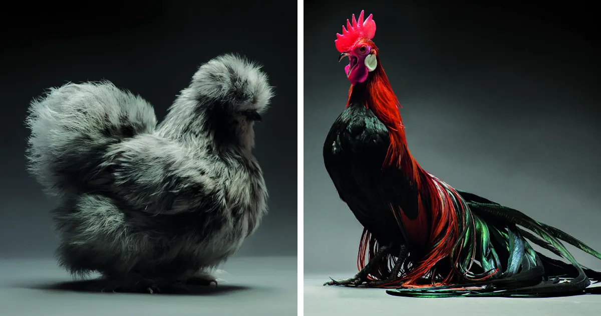He fotografiado a cientos de las más bellas gallinas, ¡solo hay que verlas!