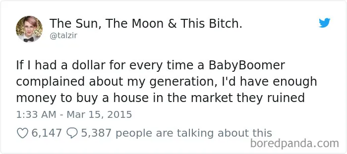 81 Times Millennials Got So Tired Of Baby-Boomers They Just Had To Clapback
