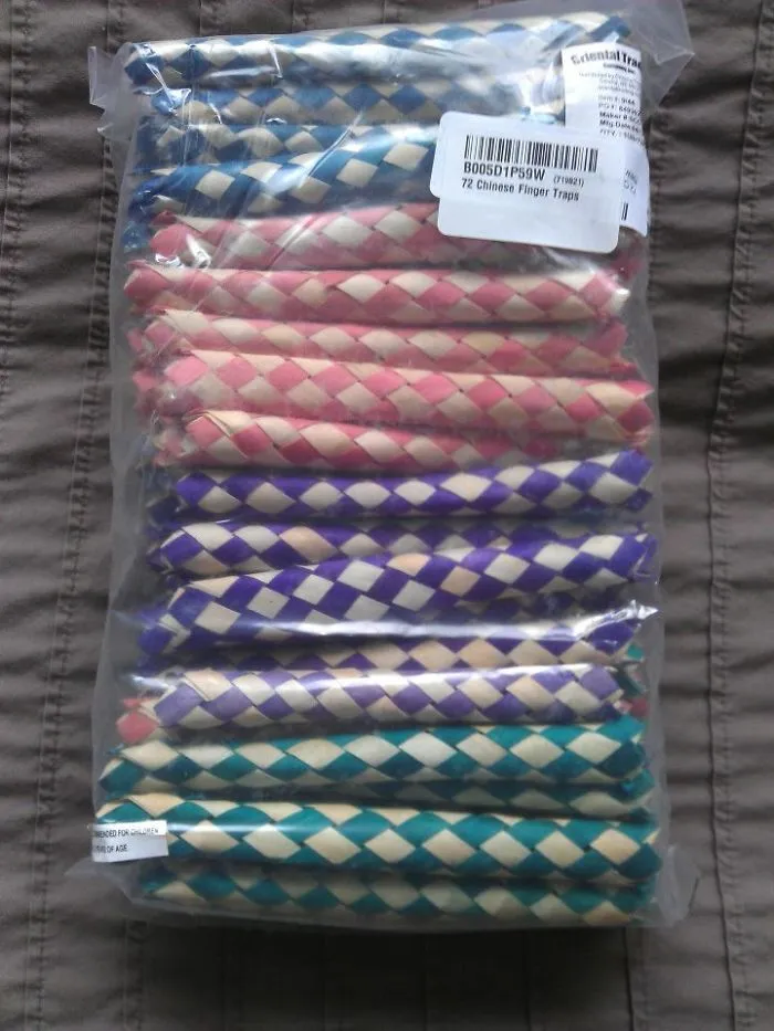 In An Unusual Turn Of Events, Amazon Has Decided To Mail Me 72 Chinese Finger Traps Instead Of My Multivitamin