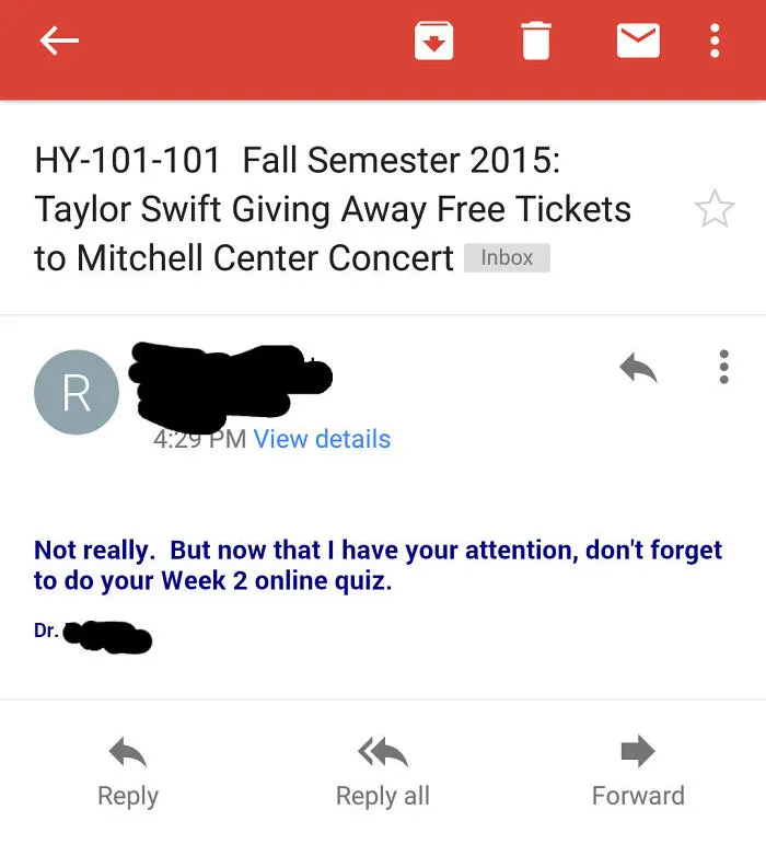 My Professor Can Be A Troll Sometimes