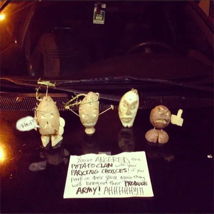 That'll Teach Me To Park In My Neighbor's Parking Spot